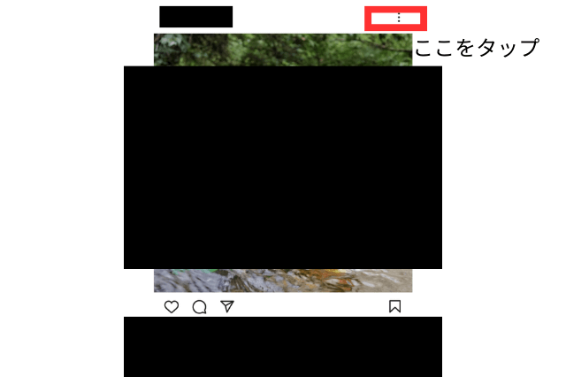 Instagramの投稿選択画面